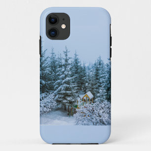 Coque iphone des arbres de Noël