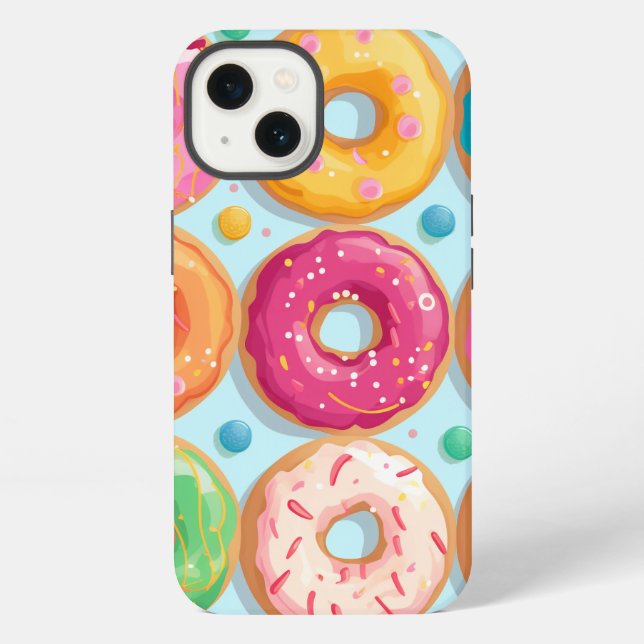 Coque iPhone Des beignets, des bonbons (Verso)
