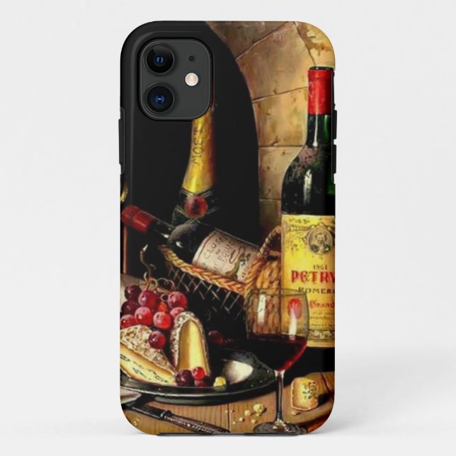 coque iphone des bouteilles de vin (Dos)