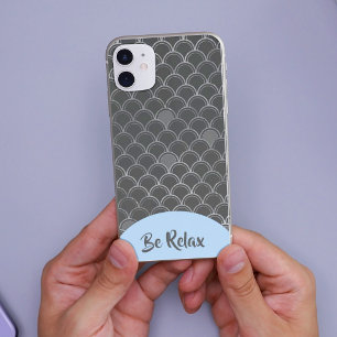 Coque iphone des échelles grises de sirène