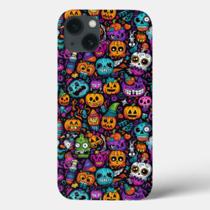Coque iphone des monstres d'Halloween