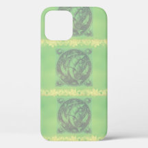 Coque iphone des Poissons Vert Mer