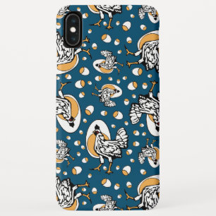 coque iphone des poulets rétro