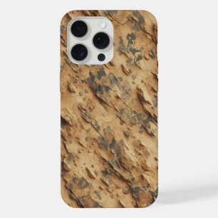 Coque iPhone 15 Pro Max Désert rugueux, camouflage texturé, design robuste