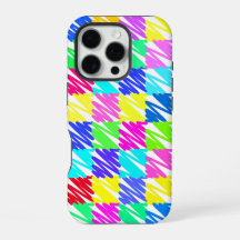 Design À damiers Motif coloré