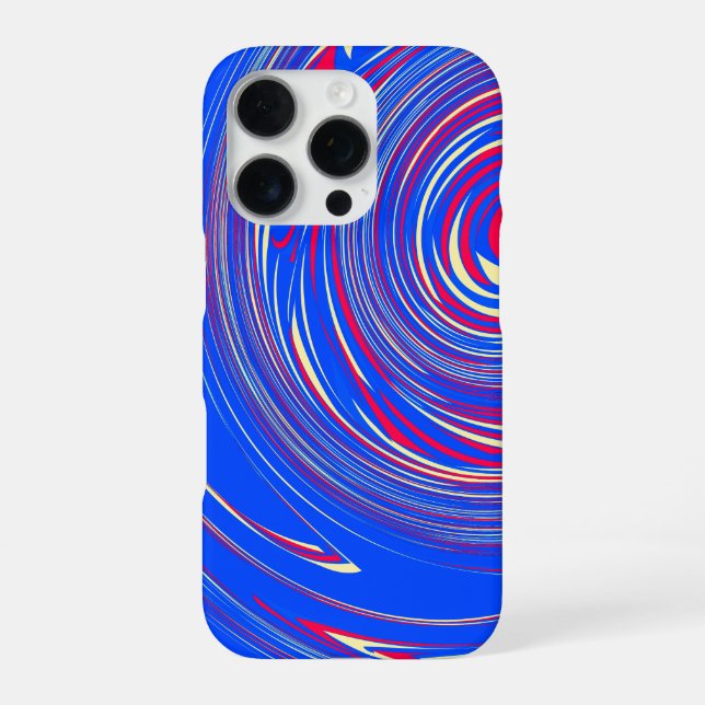 Coque iPhone Design de motif de marbre abstrait moderne  (Verso)