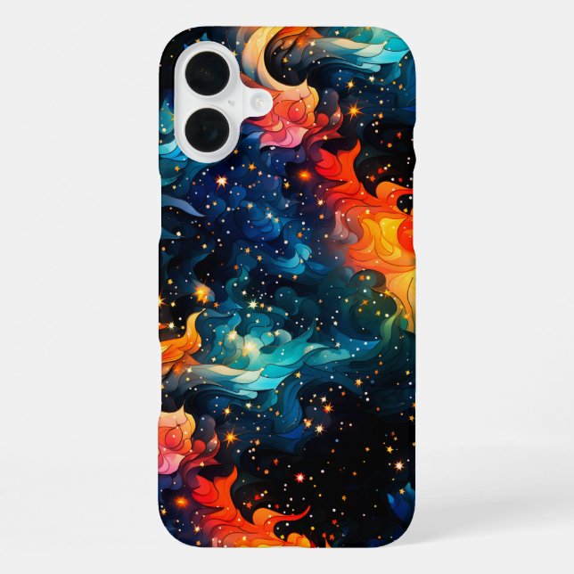 Coque iPhone Design d'espace artistique (Verso)