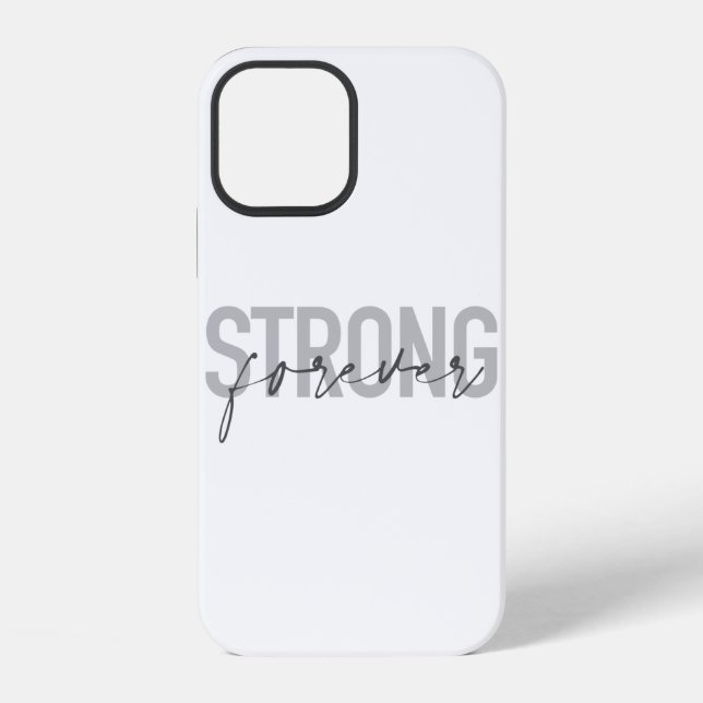 Coque iPhone Design élégant, simple, chic et moderne Strong For (Verso)