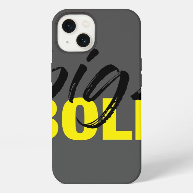 Coque iPhone Design graphique moderne, urbain et dynamique de B (Verso)
