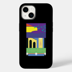 Coque Pour iPhone 14 Design Maximaliste Décoratif et Audacieux pour les