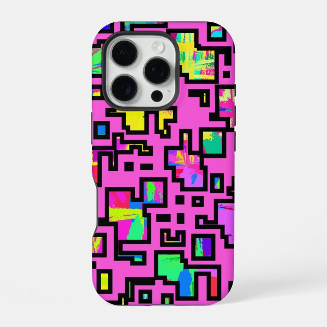 Coque iPhone Design Motif moderne (Verso)