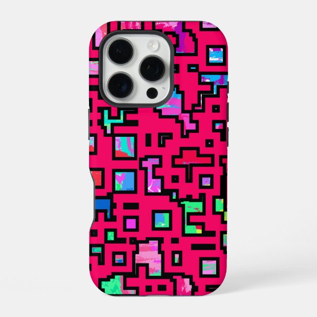 Coque iPhone Design Motif moderne (Verso)