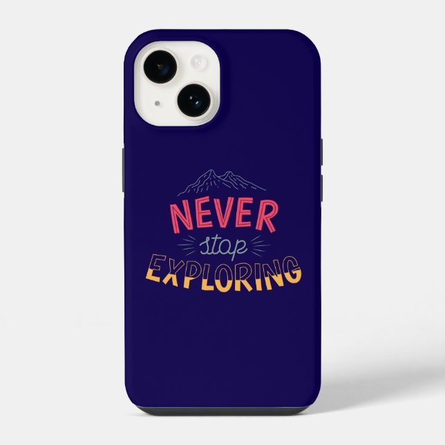 Coque iPhone Designs graphiques pour explorateurs et déambulate (Verso)