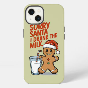 Etui iPhone 13 Désolé Père Noël J'Ai bu Le Lait Baby Costume de N