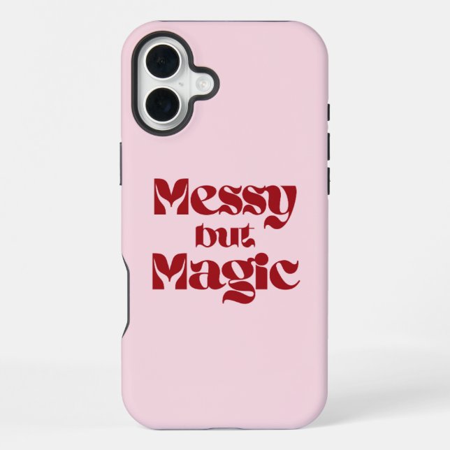 Coque iPhone désordonné mais magique (Verso)