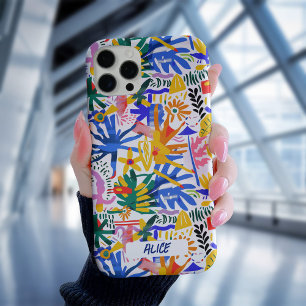 Coque iPhone 16 Pro Dessin animé de doodle coloré mignon et drôle pers