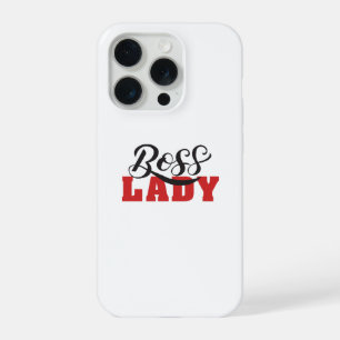 Coque iPhone 15 Pro Dessin de femme forte et confiante - Lady Boss