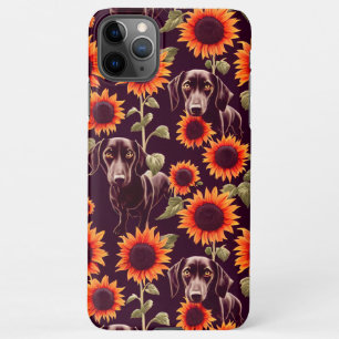Coque iPhone 11Pro Max Dessin de Jardin de tournesol enchanté