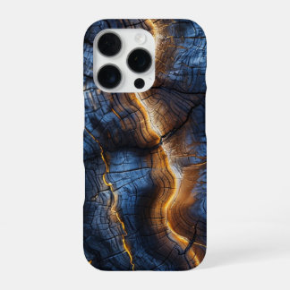 Coque iPhone 16 Pro Dessin en bois graphique