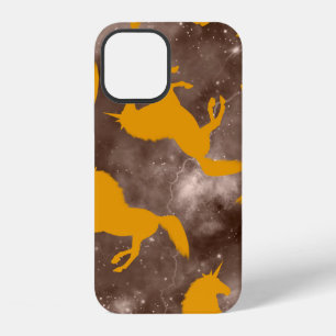 Coque iPhone 12 Dessin main Abstrait Chevaux Unicorn Patt sans joi