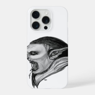 Coque iPhone 15 Pro Dessin noir et blanc de troll