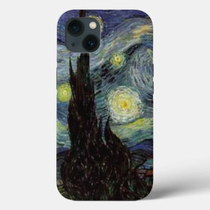 Etui iPhone 13 Détail Starry Night par van Gogh