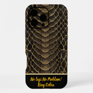 Coque iPhone 16 Pro Max Détails complexes d'une peau de serpent venimeux v