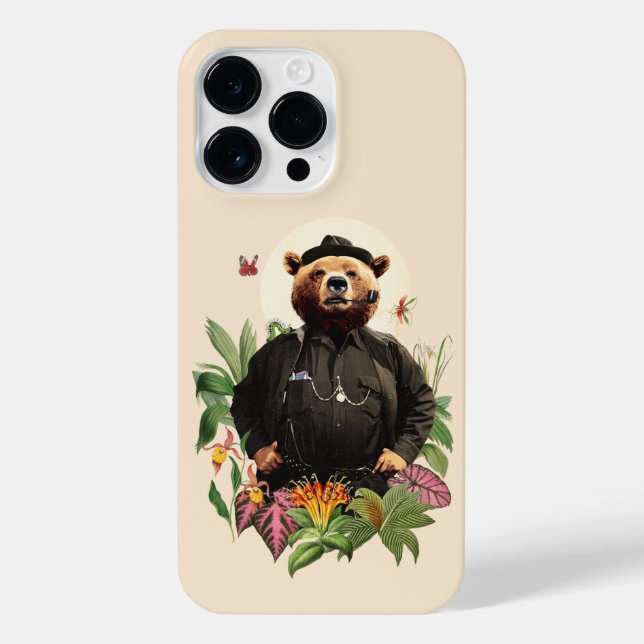 COQUE iPhone DÉTECTIVE ANIMALE D'OURS DE FANCY (Verso)