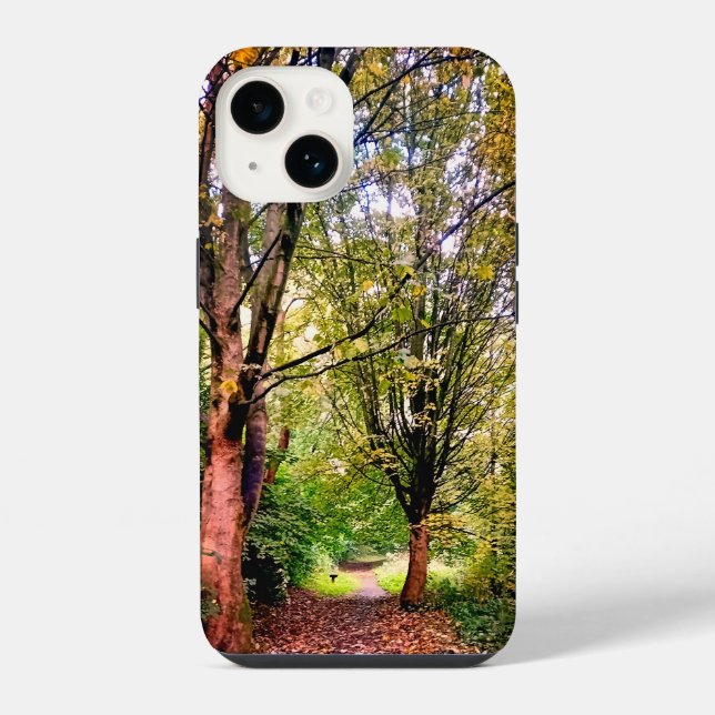 Coque iPhone Deux arbres (Verso)