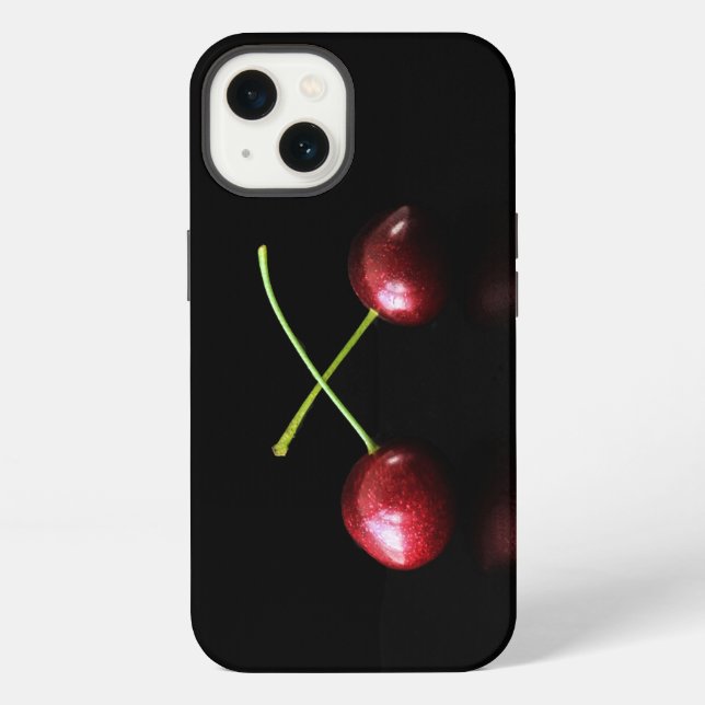 Coque iPhone Deux cerises iphcnm (Verso)