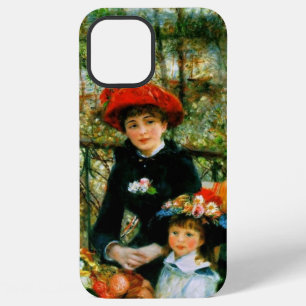 Coque iPhone 12 Pro Max Deux Sœurs sur la terrasse de Renoir