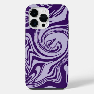 Coque Pour Pour iPhone 14 Pro Max Déversement - Violet