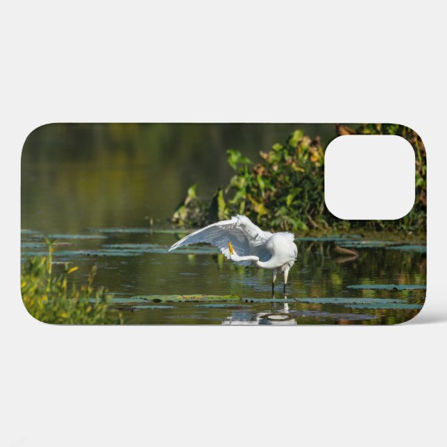 Coque iphone d'examen Egret Wing (Verso (horizontal))