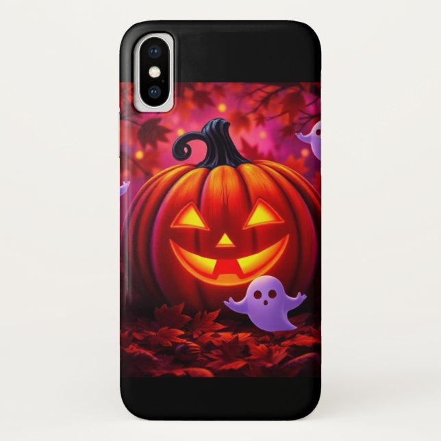 Coque iphone d'Halloween ultime - Fantômes méchant (Dos)