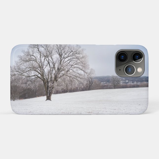 Coque iphone d'hiver (Dos (Horizontal))