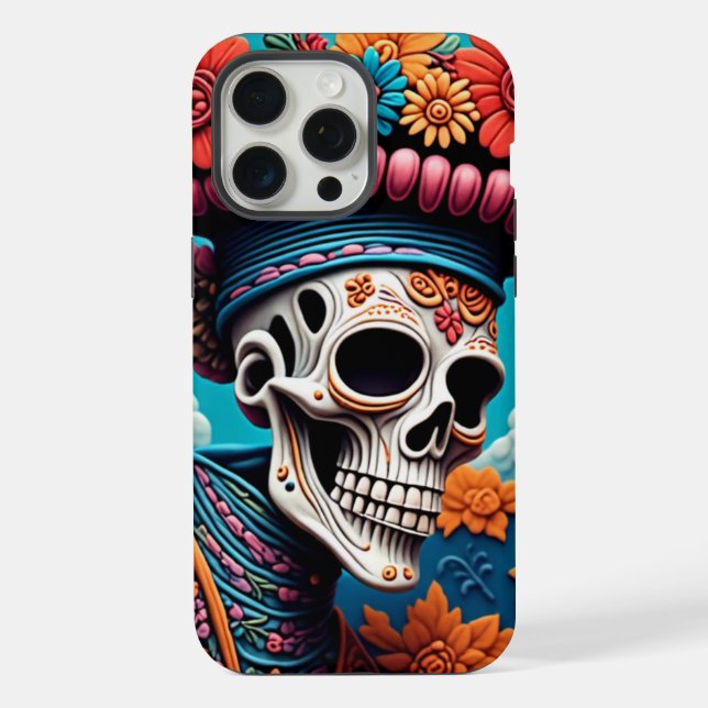 Coque iPhone Dia de los Muertos (Verso)