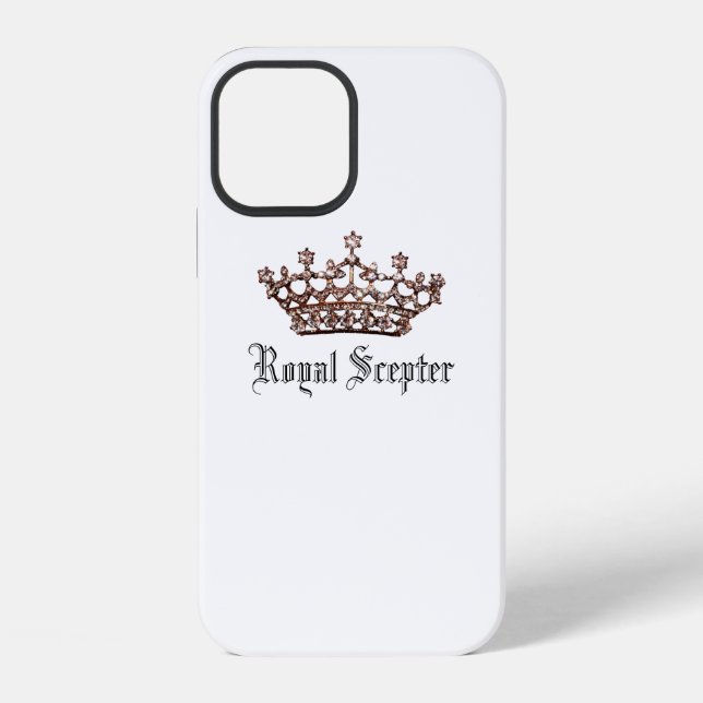 Coque iPhone Diadème "Sceptre Royal" (Verso)