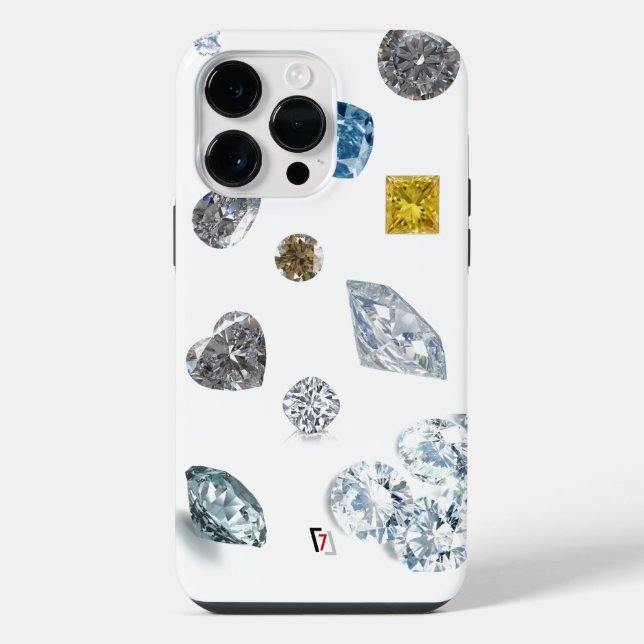 Coque iPhone diamants  (Verso)