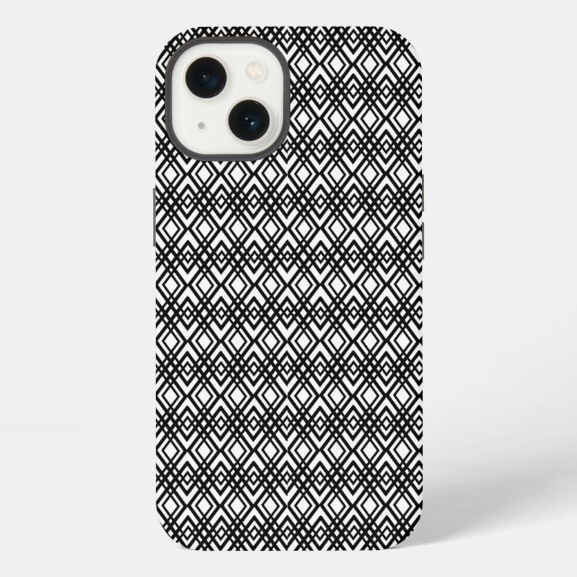 Coque iPhone Diamants Art déco (Verso)