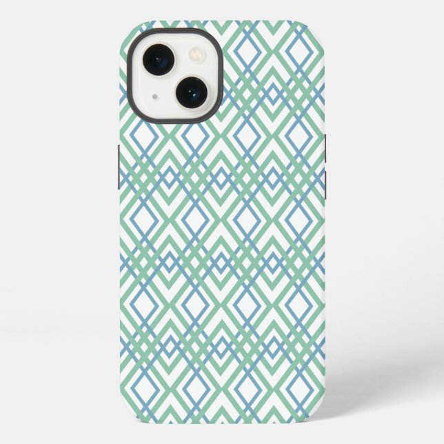 Coque iPhone Diamants Art déco (Verso)