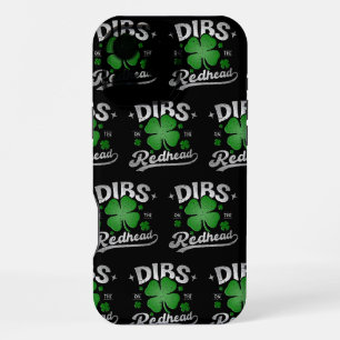 Coque iPhone 16 Pro Max Dibs On The Redhead Funny St Patrick's Day