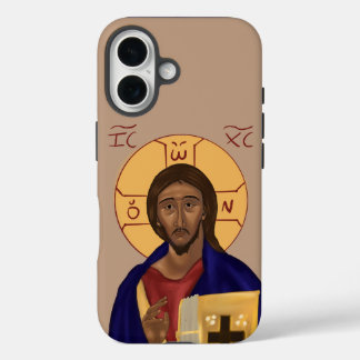 Coque iphone d'icône Christ - plusieurs tailles