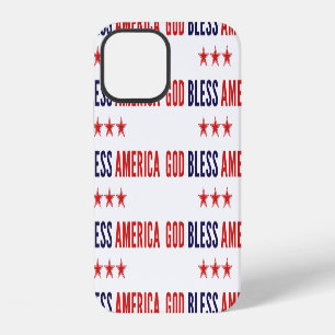 Coque iPhone 12 Dieu bénisse l'Amérique