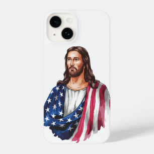 Coque Pour iPhone 14 Dieu bénisse l'Amérique