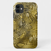 Coque iphone d'impression "or"