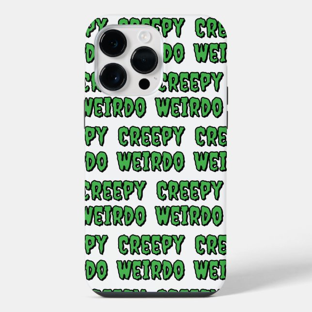Coque iPhone Dingue bizarre (Verso)