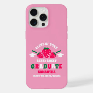 Coque iPhone 15 Pro Max Diplôme Très Sucré Fraise