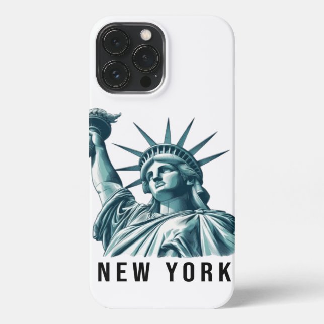 Coque iPhone Diseño New York minimalista (Verso)