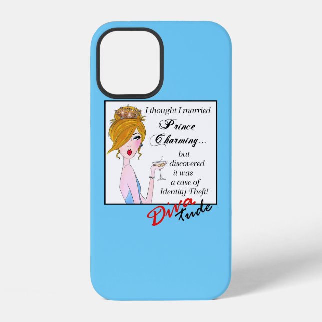 Coque iPhone « Diva du vol d'identité » (Verso)