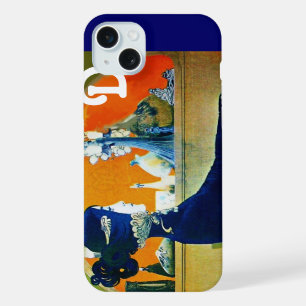 COQUE iPhone 15 PLUS DIVA EN BLEU, MODE MONOGRAMME
